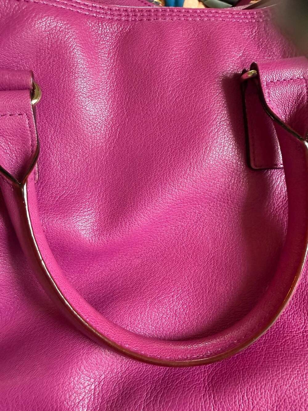 Kate Spade New York Primrose Hill Goldie Satchel in Fuchsia Pink - Picture 8 of 11
